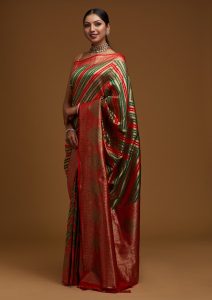 Red Zariwork Banarasi Saree